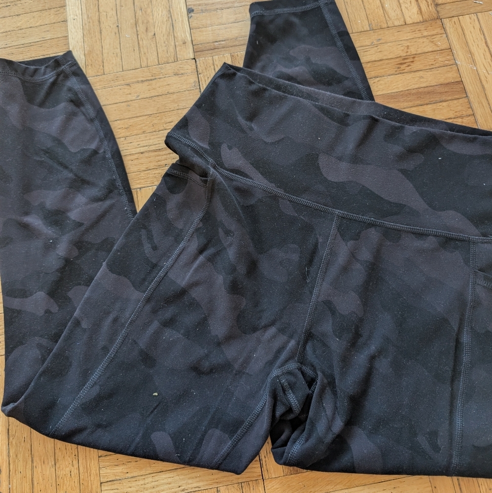 Black Camouflage Leggings